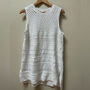 J. Jill linen Cotten mix knit top